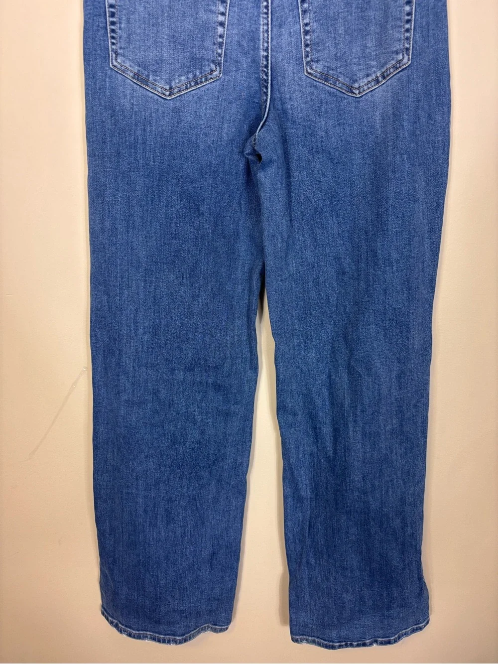 Flying Monkey Distressed Knee Blue Wide Leg Jeans Women’s size 28